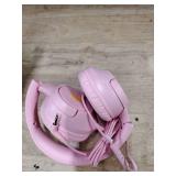 Kids Headphones with Microphone for School, 8594 dB Volume Limit, Wired Over Ear Girls Headphones for Kids with Stereo Sound 3.5mm Wired Cord for Kindle Tablet Airplane Travel, Pink - Retail: $20