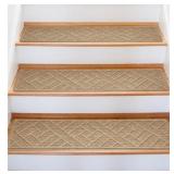 15 Pack 8 "X 30" Non-Slip Carpet Stair Treads for Indoor Wooden Steps Retail: $40
