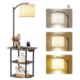 PESRAE Floor Lamp with Table