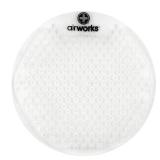airworks AWSFUS233-BX Splash Free Urinal Screen, Sunburst, 0.22 lb, 8\ Height, 6\in Width, Clear (Pack of 10) - Retail: $26in