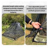GEERTOP Portable Ultralight Mosquito Net for Camping Chairs with Canopy Shade, Mesh Screen with Zipper  Backpacking Hiking Hunting Fishing - Retail: $33
