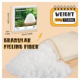 GarfxG Polyfill Stuffing, 1.1 LB Premium Polyester Fiber Fill, Plant Fiber Filling with Certificate for Couch, Plush Pillows, Cushion, Stuffed Animals, Cloud Decorations, Machine Washable - Retail: $1