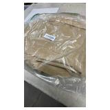 ColourTree 12ft x 12ft Sand Beige Sun Shade Sail Rectangle CTSLR12 - Canopy Mesh Fabric UV Block UPF50 - Commercial Heavy Duty - 190 GSM - 3 Years Warranty (We Make Custom Size) - Retail: $55