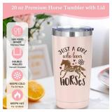 YENCHORN Horse Gifts for Girls Women Hobby Horse Stuff for Girl Horses Themed Gifts Accessories for Horses Lovers, Equestrian Girls, Cowgirl Gift Decoration Supplies Stuff for Equestrian Women - Retai