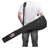 Golf Club Bag, Portable Foldable Mini Golf Carry Bag Lightweight Golf Sunday Bag for 8-10 Golf Clubs, Waterproof Golf Club Travel Bag for Women, Men - Retail: $24