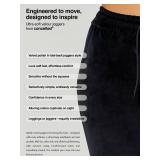 Conceited Velvet Joggers for Women - Soft Warm Velour Pants - Charcoal Grey - Medium - Retail: $28