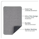Bath Mat,Ultra Thin Bathroom Rugs,Rubber Bath Mats for Bathroom,No Slip Bath Rugs,Quick Dry,Machine Washable,Low Pile,Absorbent,Shower Outside,Sink,Home Decor Accessories.Grey,1ft5\x2ft3\in(17x27Inch)