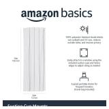 Amazon Basics Portable Blackout Curtain Shade with Suction Cups, 50\W x 78\inL, 1 Pack, White - Retail: $23in