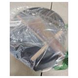 ESLITE LIFE 9.5 Inch Crepe Pan with Spreader, Nonstick Ceramic Flat Skillet Dosa Tawa Comales Para Tortillas Pancake Pan, PTFE and PFOA Free, Black - Retail: $30