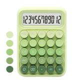 Gradient Green Calculator, UPIHO Standard Calculator with 12 Digit Display and Big Buttons,Sage Green Office Supplies and Desk Accessories for Office,School - Retail: $10