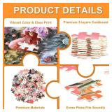 1000 Piece Jigsaw Puzzle for Adults - Vintage Alcohol Bottles Collection, Colorful Retro Liquor Art Design Puzzle, Premium Puzzle Board, 27.5x19.7 in - Retail: $12