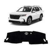 KUST Car Dash Cover for 2023 2024 2025 2026 Honda Pilot (Without HUD) Polyester Dashboard Cover Non-Slip Interior Accessories for Pilot Custom Fit Dash Mat Sunshade Windshield No Glare Black - Retail:
