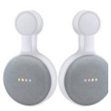 AMORTEK Outlet Wall Mount Holder for Google Home Mini (1st and 2nd Genernation), A Space-Saving Accessories for Google Nest Mini Speaker (White) - Retail: $11