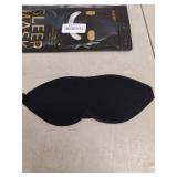 MABAO Sleep Mask for Side Sleeper, Eye Mask for Sleeping Women Men, 3D Contoured Cup No Eye Pressure 100percent Light Blocking Sleeping Mask with Adjustable Strap Night Blindfold Flight, Travel, Nap, 