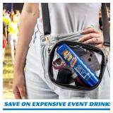 GoPong Sport Bottle Sunscreen Flask 2 Pack, Includes Funnel and Liquor Bottle Pour Spout - Retail: $10