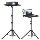 Facilife Projector Stand Tripod - Laptop Tripod Projector Stand Adjustable Height 22 to 47 Inch, Projector Tripod Stand, Tripod for Porjector, Projector Stand for Outdoor Movies - Retail: $30