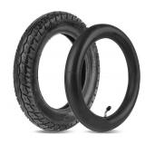 Heavy Duty 12.5x2.25 (12-1/2 x2-1/4) Tire and Inner Tube Set with Angled Valve Stem for Electric Scooters Razor Pocket Mod, Currie, Schwinn, GT, IZIP, eZip - Retail: $22