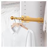 FIRJOY 12\ Valet Rod for Closet Pull Out (1 Pack, Orange) - Retail: $17in