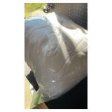 Martha Stewart White Goose Feather Down Fiber Comforter Queen Size- Lightweight Duvet Insert, Noiseless Fabric with 44oz Filled Luxury Cloud Fluffy Bed Comforter with 8Corner Loops, White 90x90inch - 