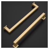 Amerdeco 10 Pack Champagne Bronze Cabinet Pulls 6.3 Inch(160MM) Hole Centers Kitchen Cabinet Handles Cabinet Hardware Kitchen Handles for Cabinets Cupboard Handles Drawer Pulls ZH0019 - Retail: $46
