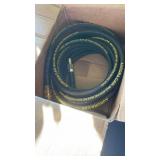 AURORA CAR Pressure Washer Hose 25FT with 3/8 Inch Quick Connect, Kink Resistant High Tensile Wire Braided, with 2 pcs M22 14mm Adapter Set, 4200 PSI Power Washer Hose - Retail: $29