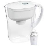 Brita Water Filter Pitcher for Tap and Drinking Water with 1 Standard Filter, Lasts 2 Months, 6-Cup Capacity, BPA Free, White - Retail: $26