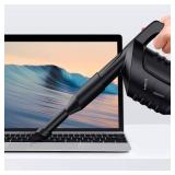 Compressed Air, MECO ELEVERDE 550 Watts Air Blower, 2 Gear Electric Air Duster for Computer, Keyboard, Printer, Duster Cleaner for dust, Crumbs, Replaces Compressed Canned Air for PC Cleaning Black - 