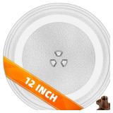 12\ Microwave Replacement Turntables, Microwave Glass Plate Compatible with Replacement Part of W11367904/ W10337247/ AP6892124/ W11335034/ WPW10337247 etc  Dishwasher Safe - Retail: $20in