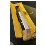 Curtain Rod 32-58 Inch, Heavy Duty 1 Inch Adjustable Curtain Rods for Windows, Black Short Window Treatment Rods, Modern Design, Easy Installation - Retail: $25