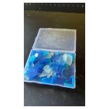 Tumbled Sea Glass Collection - Mixed Blue Tones - Retail: $25