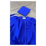 Royal Blue Graduation Cap and Gown Set - Retail: $25