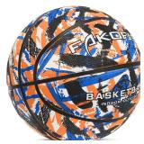 Kids Basketball Size 3(22\) Mini Basketball for Toddler Boys Girls Age 1 2 3 4 5 6,PU Rubber Training Ball for Indoor Outdoor Shoot and Dribble - Retail: $13in