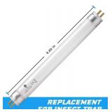 2 Pack 6 Watt Replacement Bulbs F6T5/BL Fluorescent Tube G5 Base 9 inch Full Length Replacement for DT2000XL and DT2000XLP and DT3012 - Retail: $15