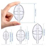 Sumind 20 Pieces Spin Float Fishing Bobbers Fishing Float Bend Slip Cast Spin Float Tackle Accessories (2.5 Inch) - Retail: $19