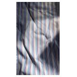 Four Way Stretch Striped Button-Down Shirt S - Retail: $15