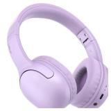 LORELEI B-E5 Kids Bluetooth Headphones, Wireless Headphones for Kids, Foldable 40H Playtime, Built-in mic, On Ear Headsets for Child/Teens/School/Tablet(Space Purple) - Retail: $19