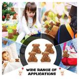 HyDren 24 Pcs 4 in Mini Bear Stuffed Animal Bulk Small Plush Bears Tiny Soft Doll Toy for DIY Keychain Birthday Baby Shower Wedding Christmas Stocking Stuffers Party Favors Gifts(2 Colors) - Retail: $