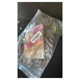 Ucubb Short Curly Wigs with Bangs for Women 14 Inches Wavy Bob Wig Synthetic Heat Resistant Fiber Wigs - Retail: $20