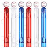 Hollowfly 24 Pcs Mini Baseball Bubble Wands Baseball Themed Party Favors Birthday Bubble Wand Bulk for Outdoor Summer Classroom Party Supplies Kids Goodie Bags Filler - Retail: $19