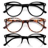 GIBLOGO Reading Glasses for Women/Men Eye Glasses Blue Light Reading Glasses Cheaters Eyeglasses - Retail: $7