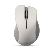 Perixx PERIMICE-621M Wireless Mouse - Silent Click with Ergo Design - Compatible for Desktop and Laptop PC - Wireless 2.4 GHz - Beige - Retail: $12