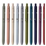 YOXMJDB Gel Pens, 10 Pcs 0.5mm Fine Point Smooth Writing Pens High-End Series Black Ink Pens for Journaling Note Taking, School Office Supplies for Women Men (10 Pcs Mixed colors) - Retail: $12