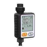 Sprinkler Timer for Garden Hose, 10 Programmable Water Timer with with Auto Rain Delay, IP54 Waterproof 3.3 Large LCD Drip Irrigation System Timers for Plant, Yard, Lawns, Outdoor