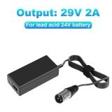 29.4V 2A for 24V 2A Scooter Battery Charger for Golden Buzzaround Lite, Jazzy Power Chair,Pride Hoveround Mobility,Schwinn S300 S350 S400 S500 S650,Ezip 400 500 650 750 900 Mountain Trailz,Shoprider -