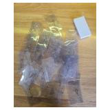 50 PCS Pin Style Name Badge Holders Plastic ID Name Tags with Pins Clear Name Tags with Inserts ID Card Horizontal Name Badge Holders Name Badge Sleeve 3 x 1.65 inch for Office School Conference - Ret