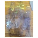50 PCS Pin Style Name Badge Holders Plastic ID Name Tags with Pins Clear Name Tags with Inserts ID Card Horizontal Name Badge Holders Name Badge Sleeve 3 x 1.65 inch for Office School Conference - Ret