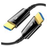 DGHUMEN 8K HDMI 2.1 Cable 6Ft, Thin Fiber Optic HDMI Cable, 48Gbps Ultra High Speed HDMI Cord, 8K@60Hz 4K@240Hz/120Hz, Dynamic HDR, eARC, HDCP 2.2and2.3, 3D, Compatible for PS4/5/Xbox/TV/Monitor/Lapto