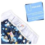 Pedobi Reusable Baby Swim Diapers, Adjustable Diaper Swim for Toddlers 9 Months - 3 Years Old, 3 Pack for Swimming Lessons (Bear, Large) - Retail: $314