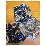 Pedobi Reusable Baby Swim Diapers, Adjustable Diaper Swim for Toddlers 9 Months - 3 Years Old, 3 Pack for Swimming Lessons (Bear, Large) - Retail: $314