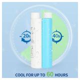 Insulin Cooler Travel Case, Medication Diabetes Supplies, 60H Insulin Pens Cold Bottle, 5-in-1 Diabetic Medicine Cooler, TSA Approved, with Gel Ice Pack and Emergency Bottle(Blue) - Retail: $24